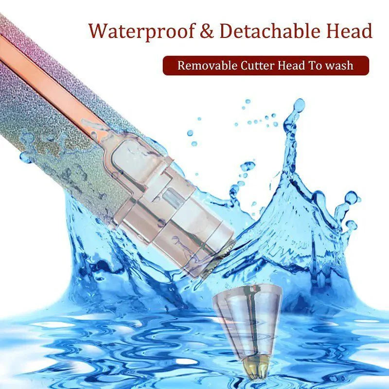 2-in-1 Rechargeable Facial Hair Remover & Eyebrow Trimmer for Women