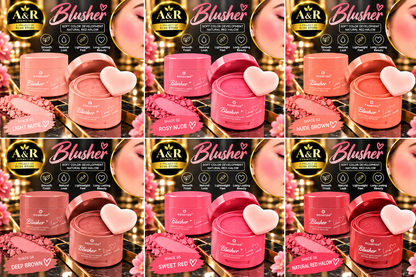Essense Heart Stamp Blusher – 24 PCS Set | 6 Shades