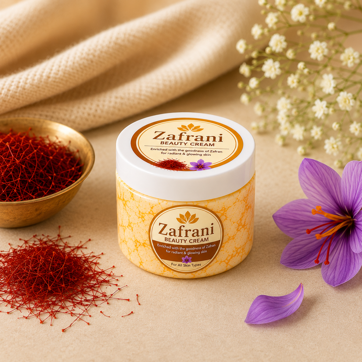 Zafrani Beauty Cream – Saffron Nourishing Skin Care