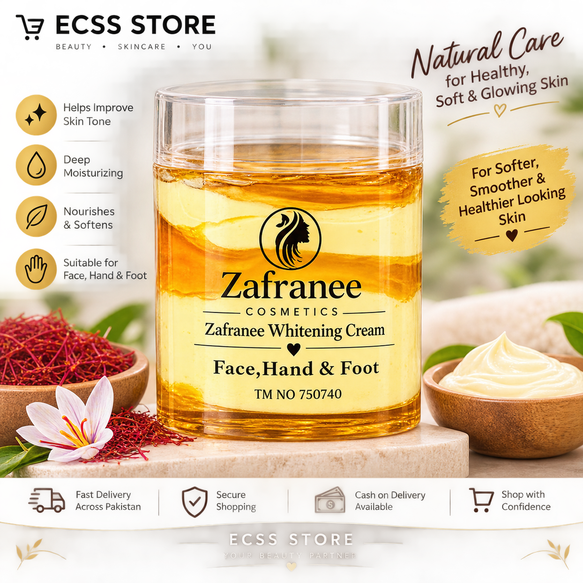 Zafrani Beauty Cream – Saffron Nourishing Skin Care