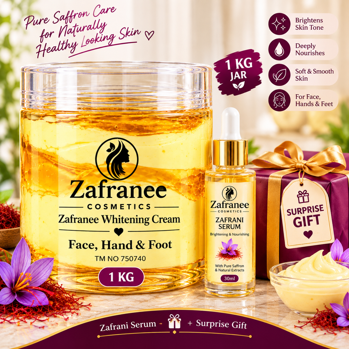 Zafrani Beauty Cream – Saffron Nourishing Skin Care