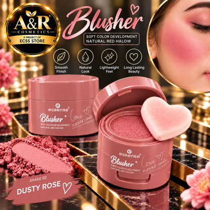 Essense Heart Stamp Blusher – 24 PCS Set | 6 Shades