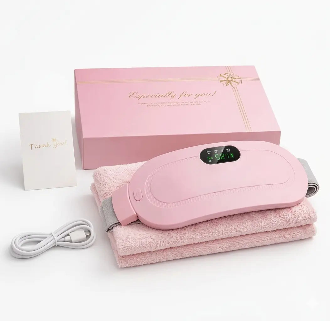 Period Cramp Relief Heat & Massage Belt