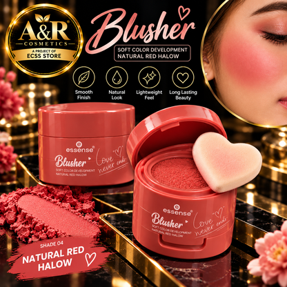 Essense Heart Stamp Blusher – 24 PCS Set | 6 Shades