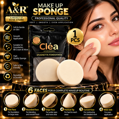 Cléa Professional Makeup Sponges – 1 Pcs | A&R Cosmetics