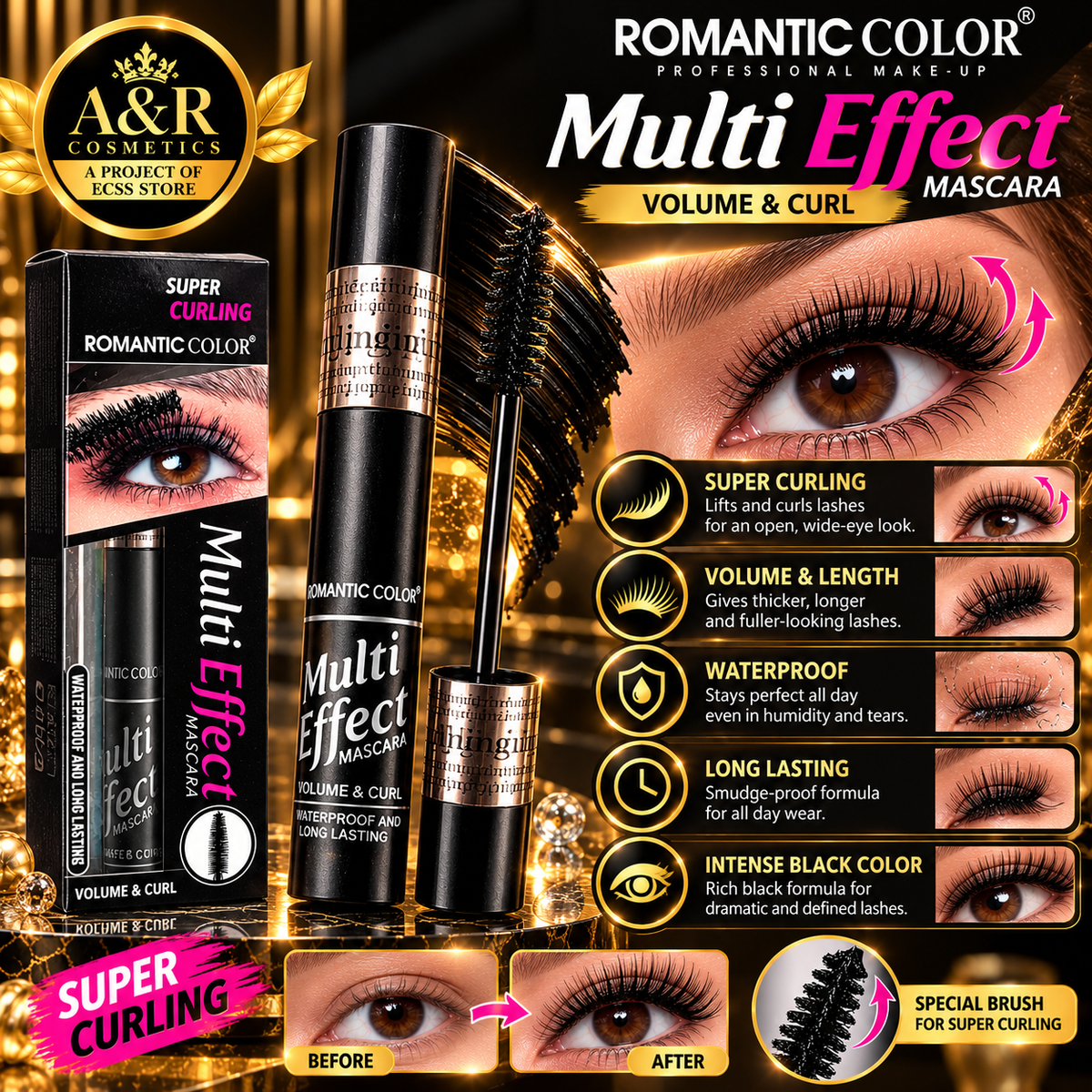 Romantic Color Multi Effect Mascara