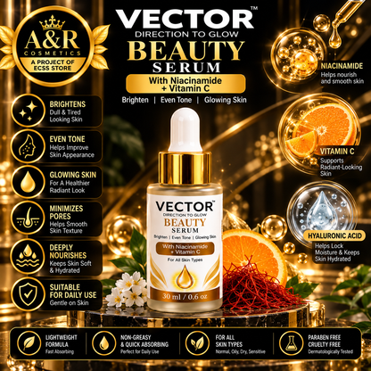 VECTOR Beauty Serum – With Niacinamide & Vitamin C