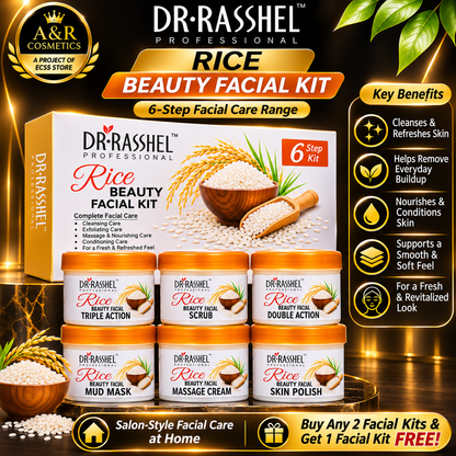 DR.RASHEL Rice Beauty Facial Kit – 6 Step