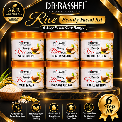 DR.RASHEL Rice Beauty Facial Kit – 6 Step