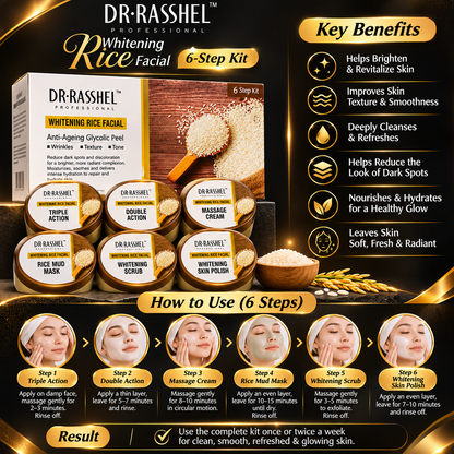 DR.RASHEL Rice Beauty Facial Kit – 6 Step
