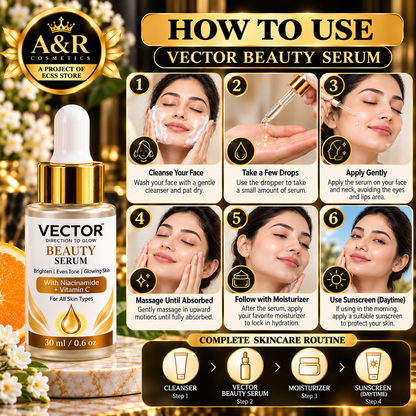 VECTOR Beauty Serum – With Niacinamide & Vitamin C