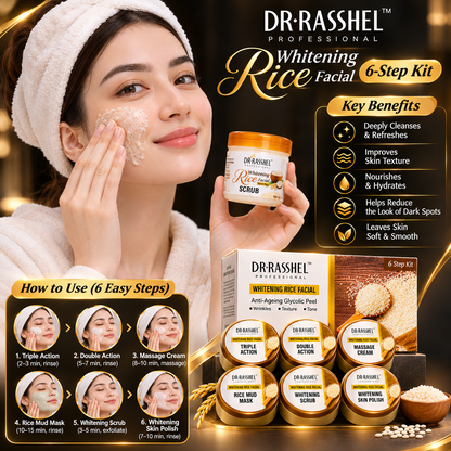 DR.RASHEL Rice Beauty Facial Kit – 6 Step