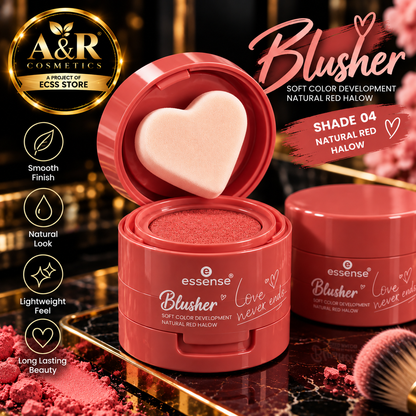 Essense Heart Stamp Blusher – 24 PCS Set | 6 Shades