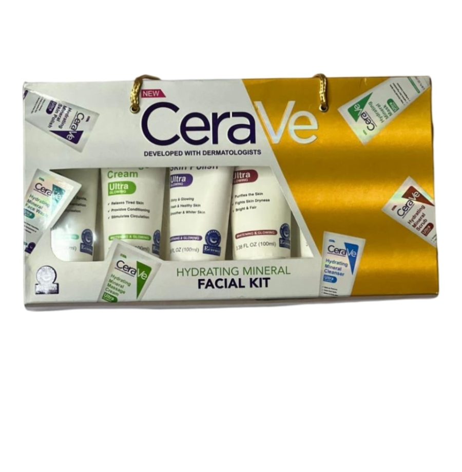 Pack Of 6 Cerave Hydrating Mineral Facial Kit | Best Quality Hydrating Mineral Facial Kit