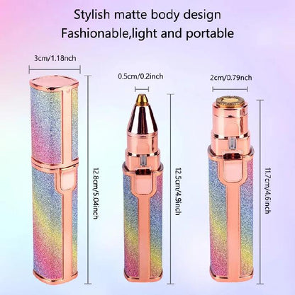 2-in-1 Rechargeable Facial Hair Remover & Eyebrow Trimmer for Women