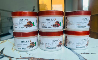 Hydra Arabica Coffee Facial Kit – 6 Step Facial Care
