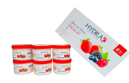 Hydra Berries Glow Facial Kit – 6 Step Facial Care