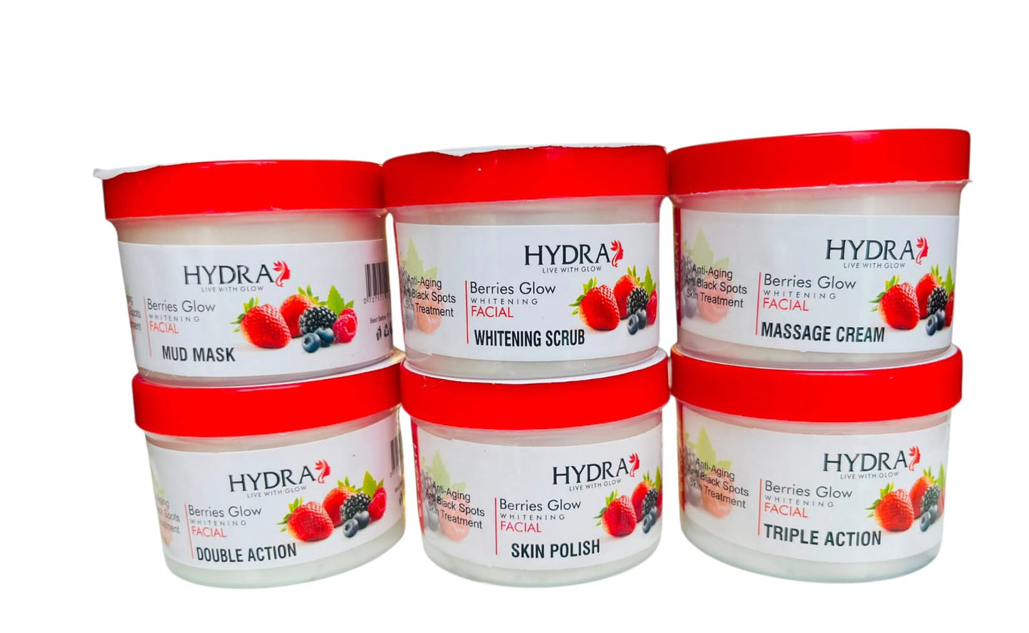 Hydra Berries Glow Facial Kit – 6 Step Facial Care