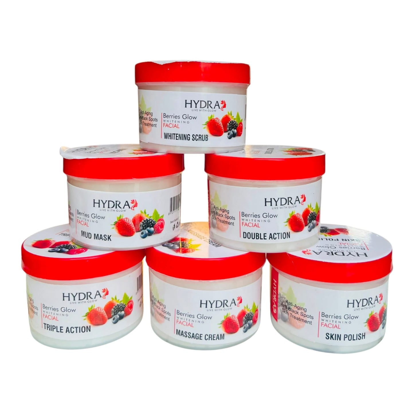 Hydra Berries Glow Facial Kit – 6 Step Facial Care