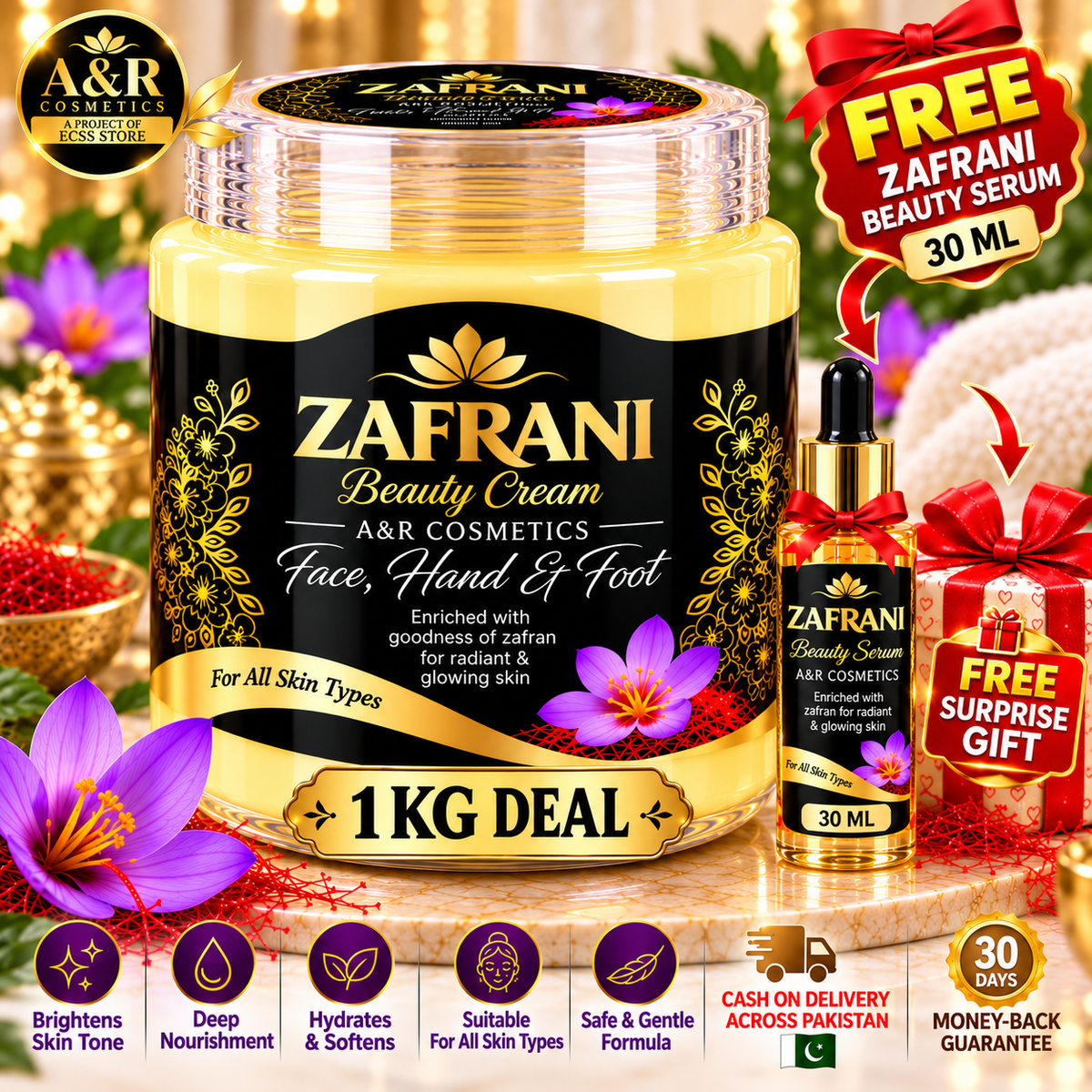 Zafrani Beauty Cream – Saffron Nourishing Skin Care