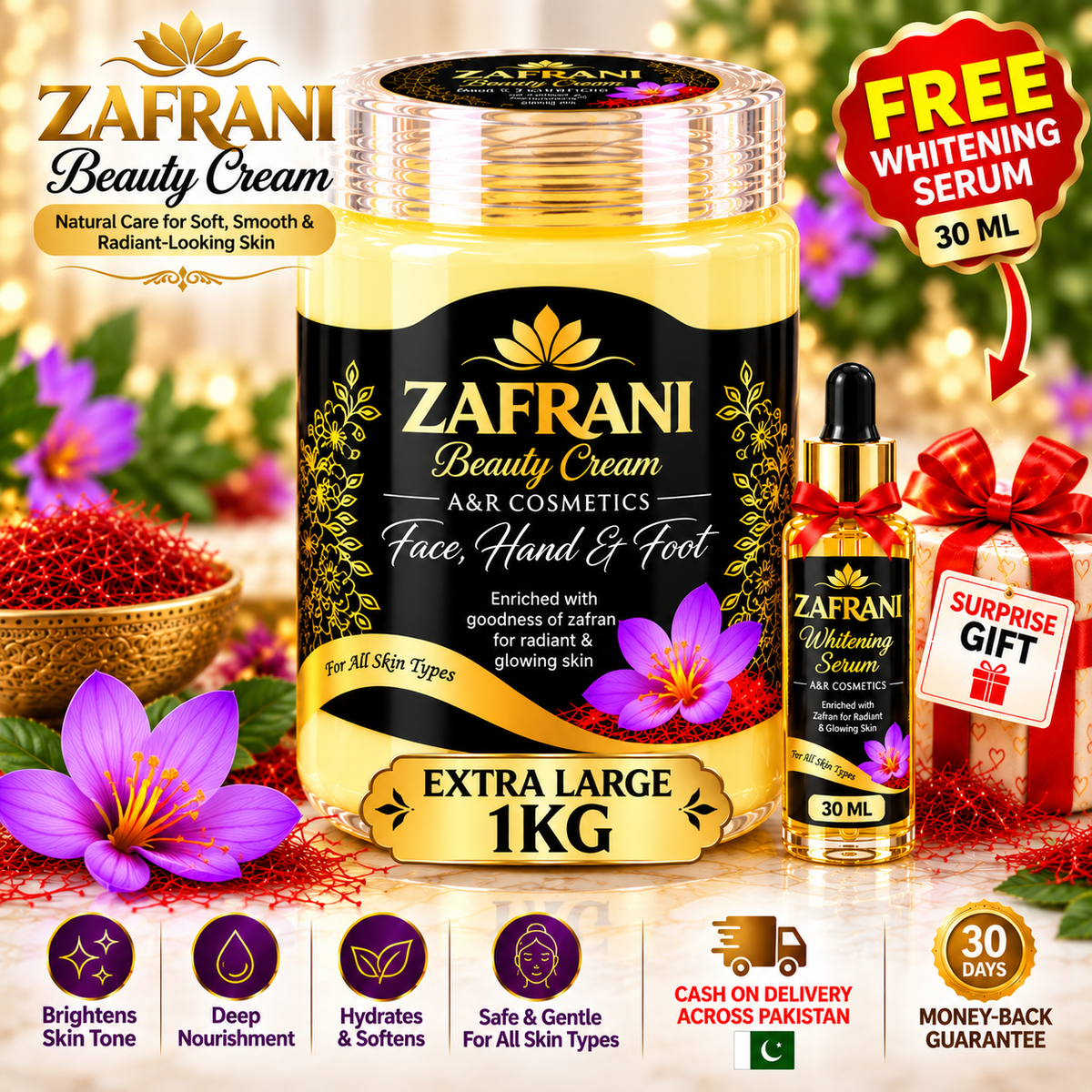 Zafrani Beauty Cream – Saffron Nourishing Skin Care