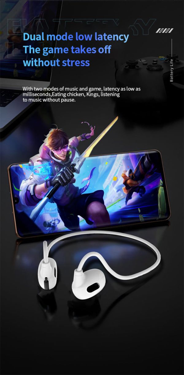 Pro Air Sports Earphone Hanging Neck Earphone Air Pro Hifi Stereo Bass Handsfree Subwoofer Music ₨934