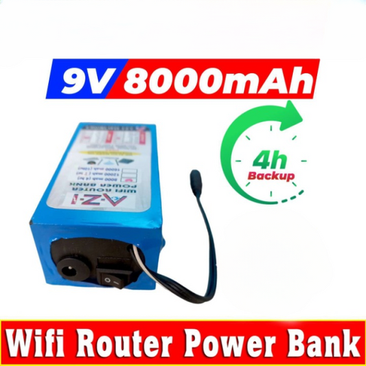 Wifi Router Power Bank 9v 8000mah Any Wifi Router Power Bank Ups Fiber Optic Routers